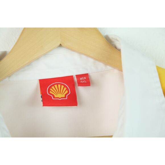 Ferrari Mens 4XL Button Down Shirt Technical Partner Shell Racing Promotional - Picture 2 of 16